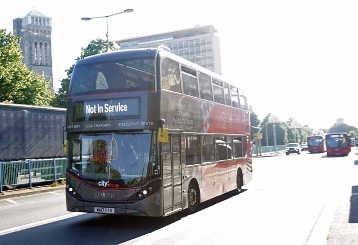 Plymouth Citybus Alexander Dennis Enviro400CITY Spark 563